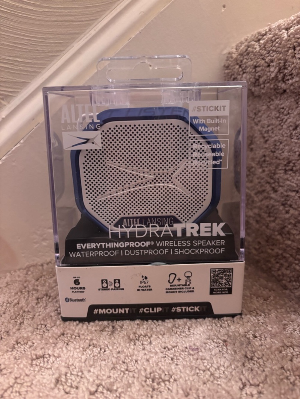 Altec Lansing HydraTrek Portable Waterproof Bluetooth Speaker - New